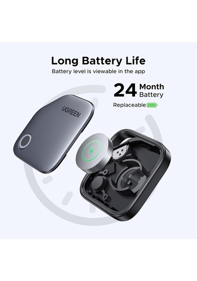 Finetrack, Apple Find My Yalnızca İos İle Uyumlu, Bagaj İçin Bluetooth İzleyici, Anahtar Bulucu, Anahtarlar, Valizler, Değiştirilebilir Pilli Pasaportlar İçin Akıllı Etiket