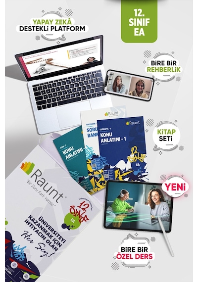 Premium YKS 2027 Eşit Ağırlık Hazırlık Seti - 30 Canlı Özel Ders + Birebir Sınav Koçluğu Yapay Zeka Destekli Dijital Platform ve 42 Parça Basılı Kitap Seti