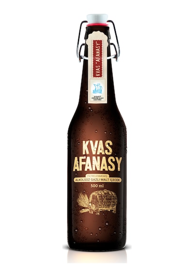 Kvas Afanasy Filtrelenmemiş Alkolsüz Gazlı Malt İçecek 6 x 500 ML