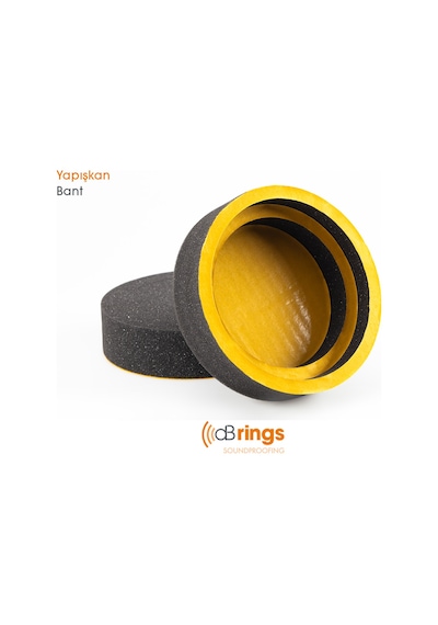 Dbrings Hoparlör Ses Kalitesi Arttıran Kit 6.5 İnç Db Rings 6-6.5 İnç 16 Cm
