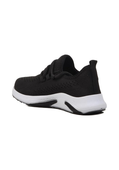 Siyah Hafif Unisex Çocuk Spor Ayakkabı Pına 151 F SİYAH-BEYAZ