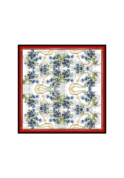 Pierre Cardin Kırmızı 90x90 İpek Twill Eşarp Kırmızı Kırmızı