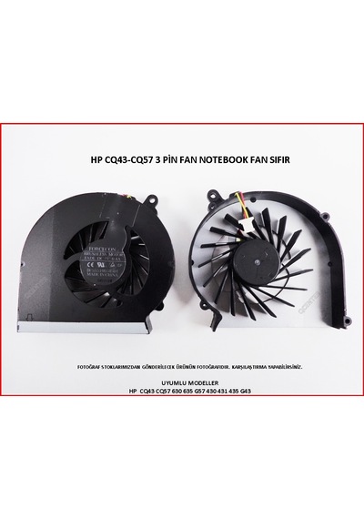 HP Uyumlu Compaq Presario Cq57-375St (Qj056Ea) Fan İşlemci Fanı Nf14