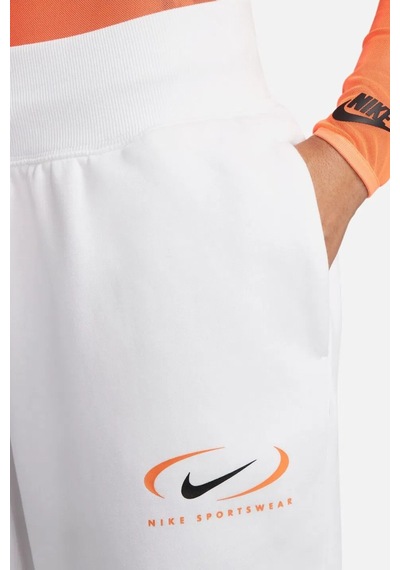 Nike Sportswear Phoenix Fleece Oversize High Rise Pants Kadın Oversize Yüksek Belli Şardonlu Eşofman Altı Beyaz Turuncu Nike Sportswear Phoenix Fleece Oversize High Rise Pants Kadın Oversize Yüksek Belli Şardonlu Eşofman Altı Beyaz Turuncu