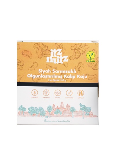 Itz Nutz Siyah Sarımsaklı Olgunlaşmış Kaju Kalıp 100 G 4'li Avantaj Paketi Mıchu