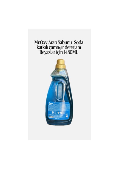 Sıvı Çamaşır Deterjanı Arap Sabunu+soda Katkılı Beyazlar İçin 4lü 1480ml Diğer