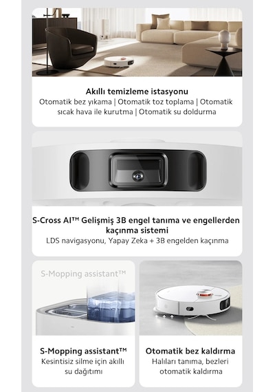 Xiaomi X10+ Robot Süpürge