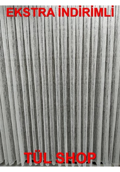 Tül Perde Spor Desenli Örme Tül Uygun Fiyatlı Ütü Sevmez Tül (309013537)