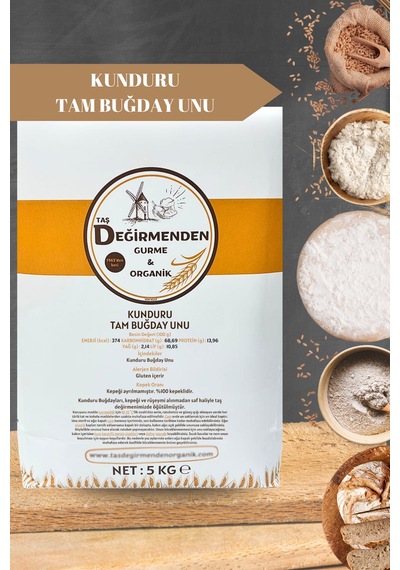 Kunduru Tam Buğday Unu - 20 Kilo