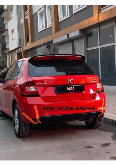 Yeni Skoda Fabia Spoyler Spoiler Boyalı 2018-2021 Arası