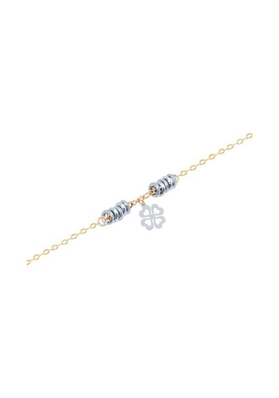 Gülaylar - Altın 14 Ayar Yonca Bileklik N11.14613 Sarı Altın