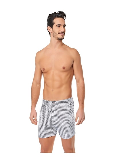 12'Li Seher Yıldızı Desenli Boxer / Külot Erkek Ser0007