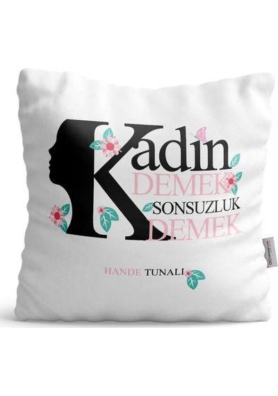 Kişiye Özel Kadınlar Günü Saten Yastık - 6
