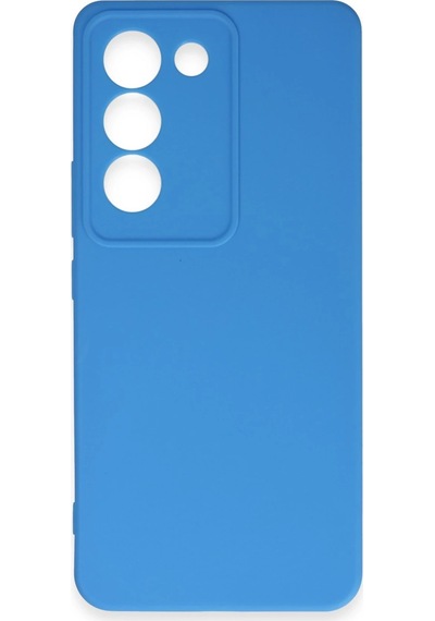 Gld-spt- Newface Vivo V30 Lite 4g Kılıf First Silikon - Mavi