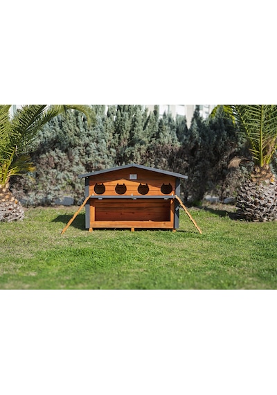 4 Yuvalı Kedi Evi Mamalıklı