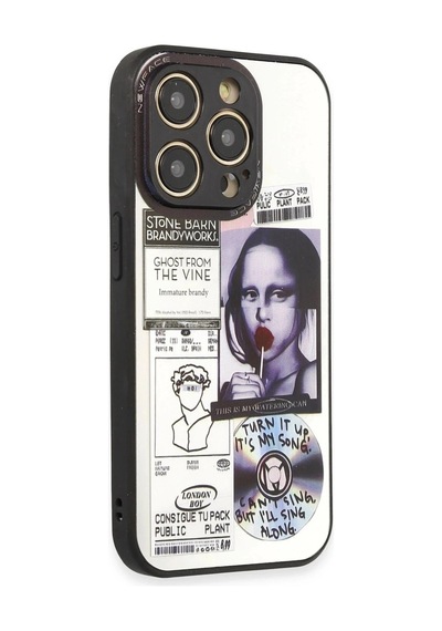Durukar iPhone Uyumlu 14 Pro Kılıf Mirror Desenli Kapak - Mirror - 2