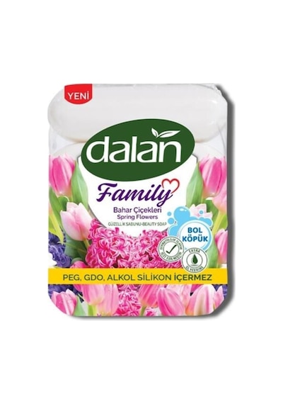 Dalan Family Sabun Bahar Çiçekleri 4 x75 Gr x 6 Paket
