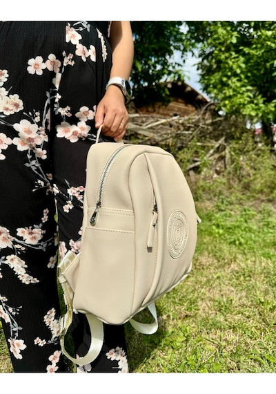 Just Polo Kadın Yeni Sezon Sırt Çantası 236026mh Krem