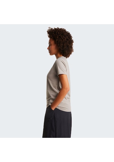 The North Face W Evolutıon Sımple Dome Slm Short Sleeve Kadın Tişört Nf0a8fx72mb1 Gri