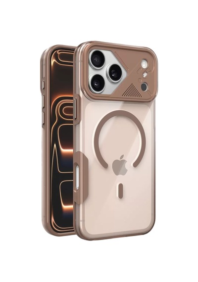 Joko Apple İphone 17 Pro Zinko Magsafe Kapak - Çöl Titanyum