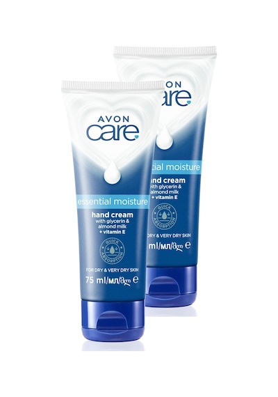 Avon Care Gliserin Ve Badem Sütü İçeren Yoğun Nemlendirici El Kremi 2 x 75 ML