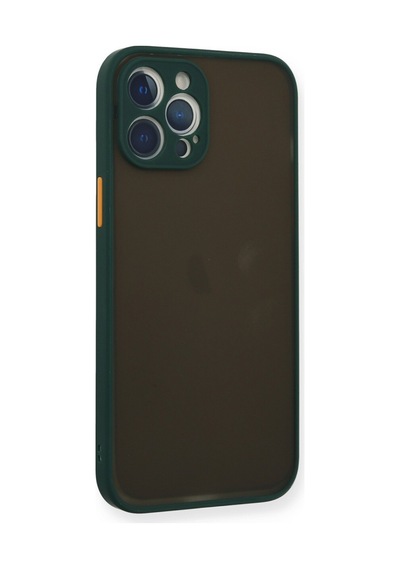 Apple iPhone Uyumlu   12 Pro Kılıf Montreal Silikon Kapak - Yeşil