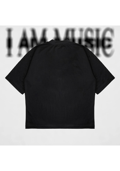 Startmore Suicideboys I Am Musician Boxy Fit Oversize Unisex Tshirt Baskılı Tişört Siyah