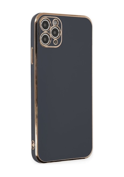 Apple Uyumlu iPhone 11 Pro Max Kılıf Luxury Seri Kamera Korumalı Silikon Kapak