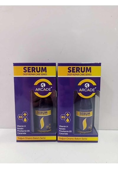 Saç Serum Deep Repair Care Series, Vitamin H Keratin Provitamin B5 Ceramide, 100 Ml, 2'li Set