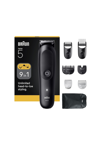 Braun Hepsi Bir Arada Series 5, 9 U 1 Arada Tıraş Kiti, Keskin Bıçak, Vücut Tıraşı Aıo5540