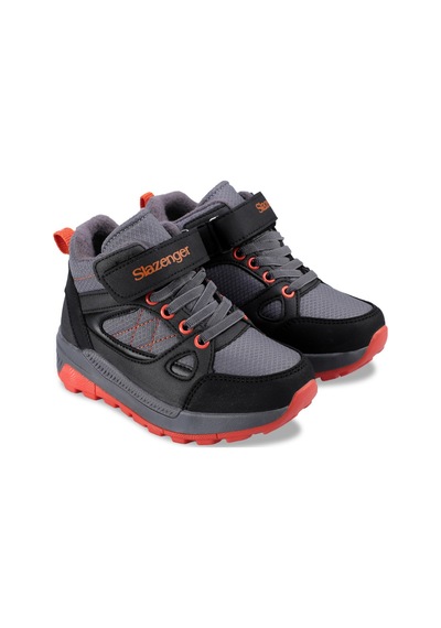 Slazenger KESHA Çocuk Cırt Cırtlı Koyu Gri Bot