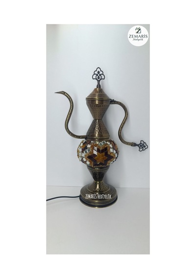 Otantik Mozaik İbrik Kahverengi - 729414262 Kahverengi