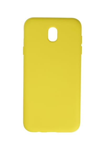 Samsung Galaxy Uyumlu J7 Pro / J730 Kılıf Nano İçi Kadife Silikon - Sarı Bz8683140264246