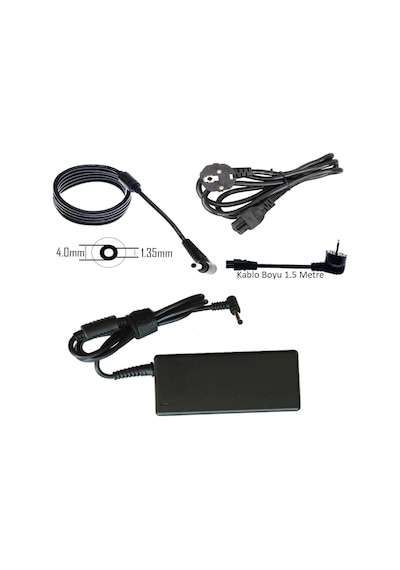 İnce Uçlu F411uf Asus Vivobook Uyumlu Notebook Adaptör, Şarj Aleti, Şarj Cihazı