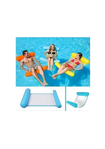 Bloomnest Su Hamağı, Plaj Yüzen Koltuk, Şişme Şezlong, Yetişkinler İçin, Ergonomik, Dayanıklı, Yüzme Havuzu Şamandırası, Lila Lila