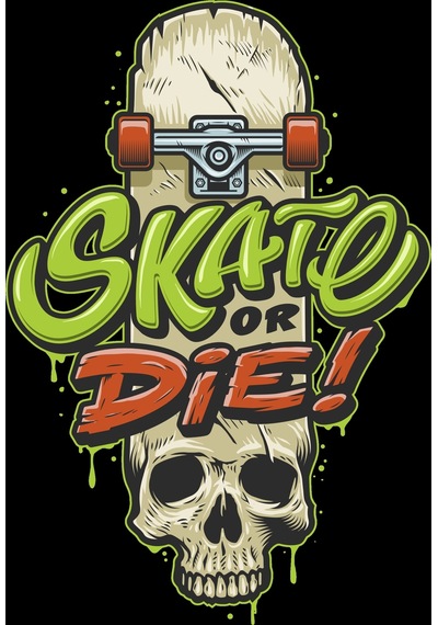 Skate Sticker 26 10x10 Cmrenkli Sticker