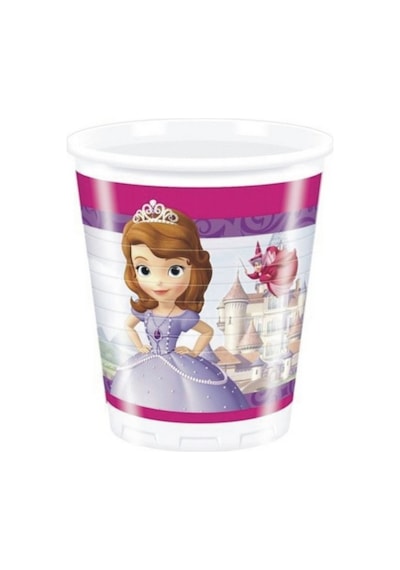 Sofia The First Bardak Plastik 8'Li
