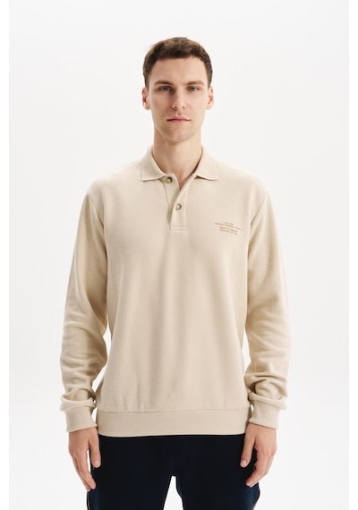 AR-MA Arma Erkek Regular Fit Selanik Kumaş Polo Yaka Sweatshirt Düğmeli, Pamuk Polyester Karışımlı %65 Pamuk %35 Polyester K30564699102 Bej AR-MA Arma Erkek Regular Fit Selanik Kumaş Polo Yaka Sweatshirt Düğmeli, Pamuk Polyester Karışımlı %65 Pamuk %35 Polyester K30564699102 Bej