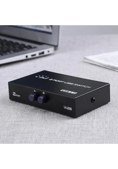 Px-5020 Manuel Usb Yazıcı Çoklayıcı 2 Port, 2 Bilgisayar 1 Printer Usb Switch, Printer Paylaşım Cihazı, Pc Laptop Yazıcı Seçici Bağlantı Aparatı