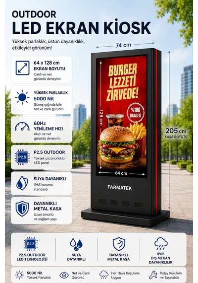 Outdoor Led Kiosk