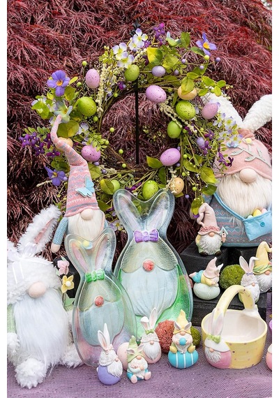 Paskalya Tavşanı Cüce Masa Üstü Figürü, 15,72 Cm, Mavi Balley