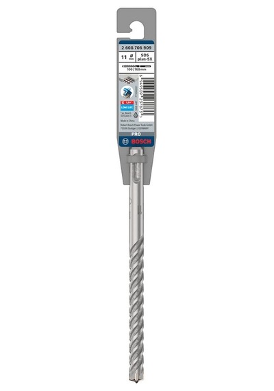Bosch 1x Pro Sds Plus-5x Kırıcı Delici Delme Ucu Donatılı Beton, Beton, Ø 11,00 Mm, Professional Aksesuar Kırıcı Delici