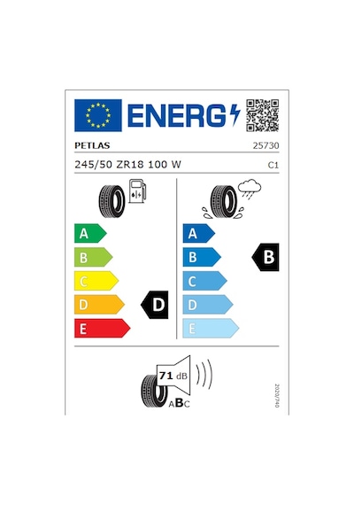 Petlas 245/45 ZR18 100W Rf Veloxsport PT741 Yaz Lastiği 2024