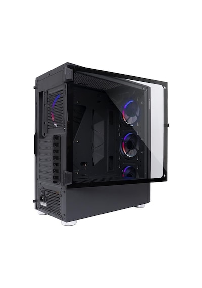 Rampage X-Horse 850 W 80+ 4x12 CM ARGB Fan Mid Tower Oyuncu Bilgisayar Kasası