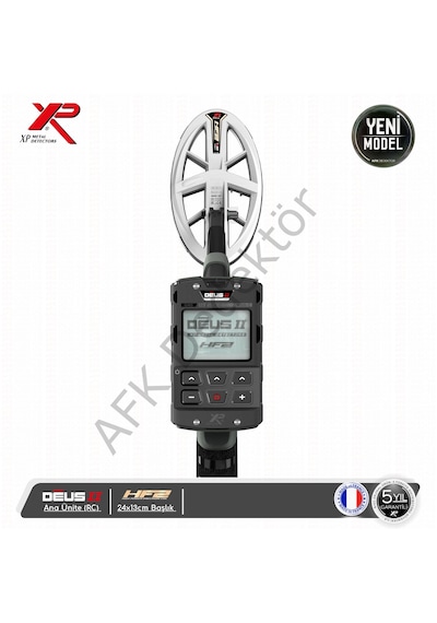 Xp Deus 2 Rc Metal Dedektörü 24x13 Cm Hf2 Başlık Altın Ve Mikro Hedef Arama