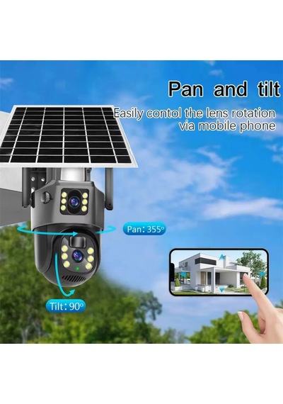 Rose Ahd-30205 Solar Güneş Enerjili 4g Sim Kartlı Kamera