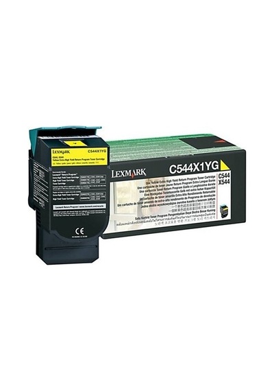 Oasisbilisim Lexmark C544 / X544 Sarı Toner C544X1Yg