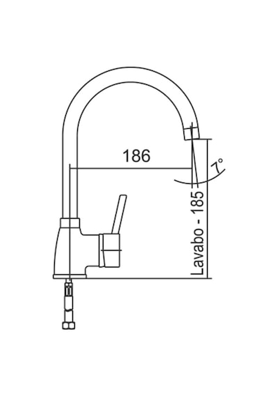 5011003 Hitit Kuğu Lavabo Bataryası 1450171
