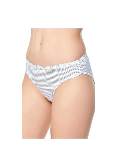 Tutku Kadın Küçük Puantiyeli Bikini Külot 6'Lı Paket-Standart Çok Renkli
