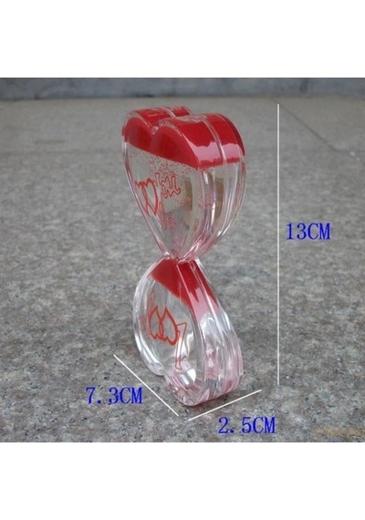 İlginç Jel Kum Saati Kırmızı